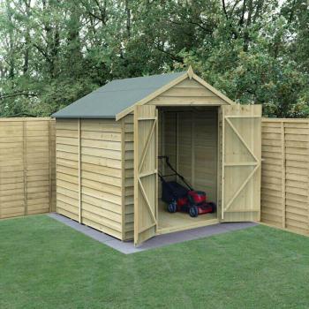 X 7ft Forest Garden 4Life Windowless Apex Shed
