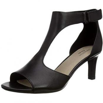 Escarpins Clarks Alice Flame, Femme, Noir (Cuir Noir), 38 EU