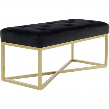 Goldcoated Kayoom Hockerbank Cameron 125 – elegante Zierknöpfe
