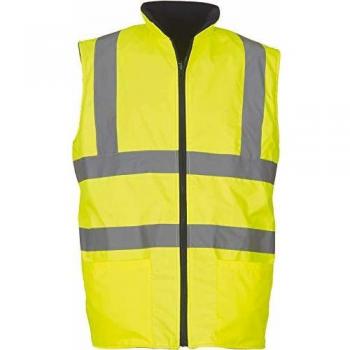 Yoko Gelbe Daunenweste für Damen XL