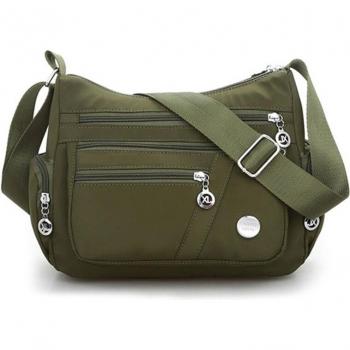 Nylon Handtasche für Damen mit Crossbody-Trageoption