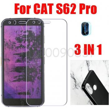 Case + Protector de Pantalla 3-en-1 para Gato S62 Pro