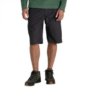 Craghoppers Kiwi Long Shorts – Male, Black, 36R