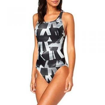 ADIDAS Damen Badeanzug Athly X Graphic, Farbe: Black/Gresix, Größe: 40, DT4836