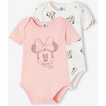 Minnie Mouse Baby Dress Set – 2 Rose Bodysuits