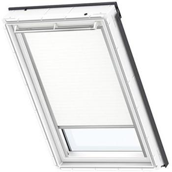VELUX Verdunklungsrollo DKL MK08 1025S, mit alufarbene Führungsschienen, weiß