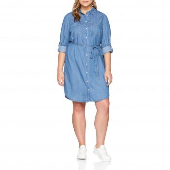 Vestido Levi's Pl Bebe, Mujer, Azul (Medium Light Wash 0000), 2X-Large