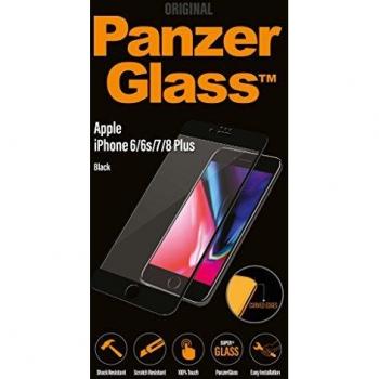 PanzerGlass Premium for Apple iPhone 6/6S/7/8 Plus, Jet Black