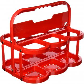 Softee Portabotellas Plegable Rojo S