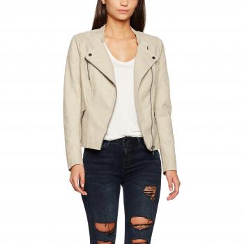 Chaqueta de piel sintética Only onlAVA FAUX LEATHER BIKER OTW NOOS