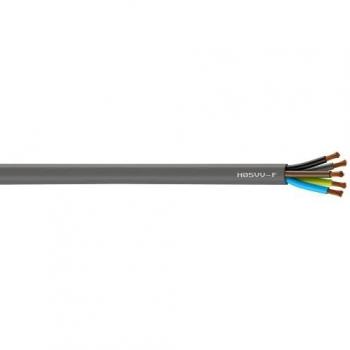Câble électrique 5G 2,5 mm² HO5VVF L.10 m, Gris