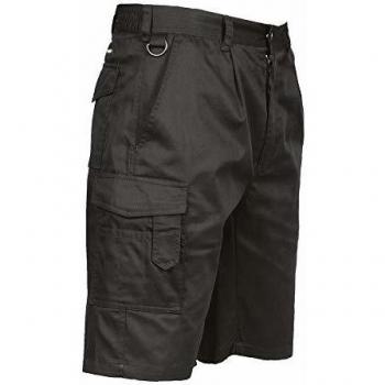 Portwest S790BKRS Combat Short, Regular, Size: Small, Black