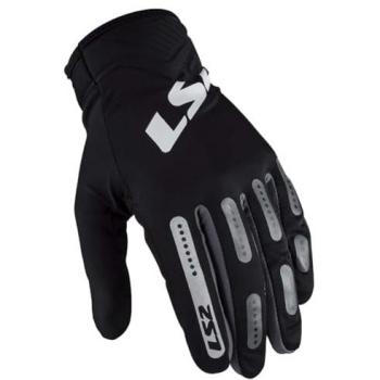 Guanti in Tessuto LS2 Bend Nero Grigio Taglia S