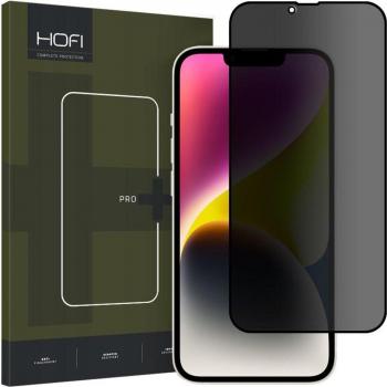 Protector de vidrio 9H Hofi Privacy Shield Anti Spy Pro+ con borde negro para iPhone 13, 13 Pro, 14 y 16e
