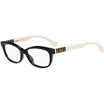 FENDI Monturas de gafas FF 0015 N6V/16-52-16-140, Negro, 52.0