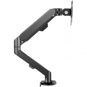 Adjustable Gas Spring Monitor Mount with Grommet for 30 Inch Screens
