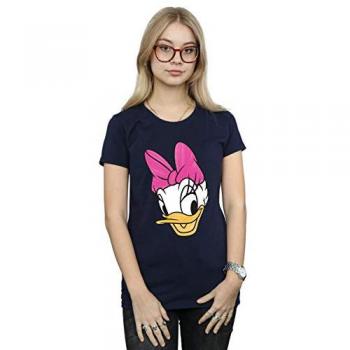 Navy Daisy Duck Portrait T-Shirt for Women – Size Large
