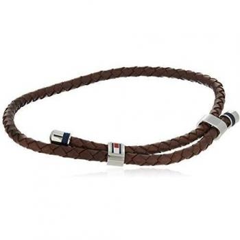 Pulsera de Piel Marrón Tommy Hilfiger para Hombre