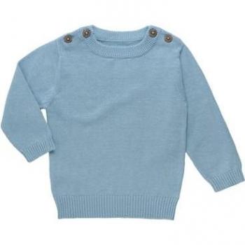 Pull-over en mailles pour enfant bleu