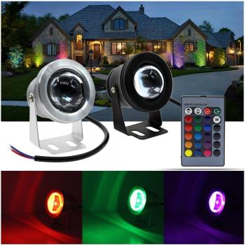 LED 10W Piscina, 16 Tonos RGB – Luz Submersible