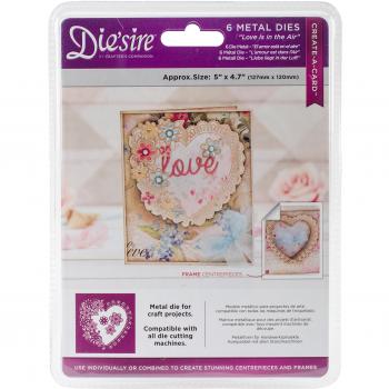 Silver Love in the Air Die’sire Card