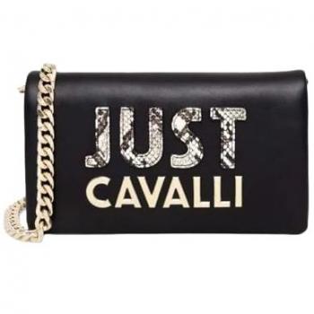 Just Cavalli Black Crossbody Bag, One Size