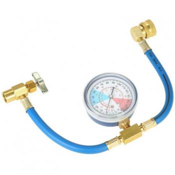 Car AC Repair Tool: R134A Refrigerant Charging Hose with Gauge