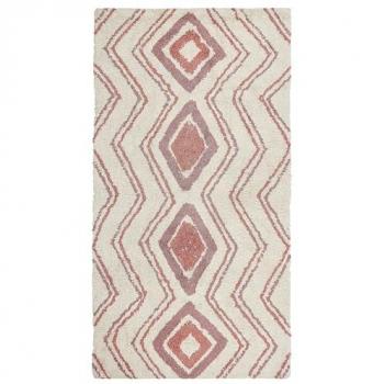 Geometric Pattern Shaggy Rug 80x150 cm