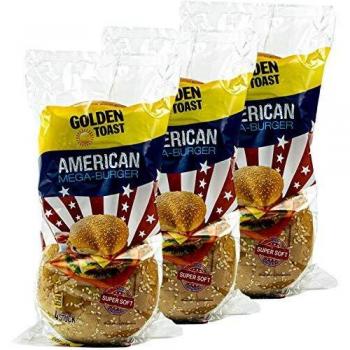 American Mega-Burger Brötchen Super Soft von Golden Toast