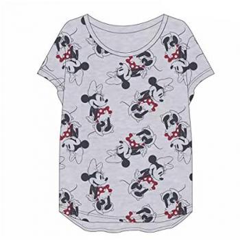 Krátké tričko v jednobarevném stylu Minnie s bodovým vzorem