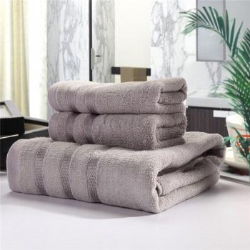 Pack de 3 Toallas de Bambú Naturales, Ideales para Playa y Spa
