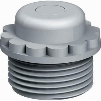 Gray Luminescent Polyethylene Knock-out Plug 90 M16 GE