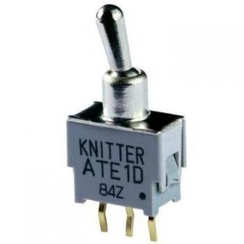 Interrupteur à Levier Knitter-Switch 1 x on/on Ate 1D-RA 48 V DC/AC 0.05 A à accrochage 1 pièce