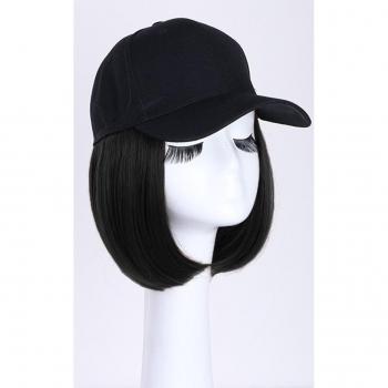HOUYAN Synthetic Elf Cut Wig with Baseball Hat