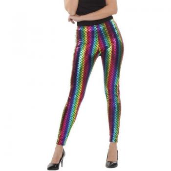 Leggings de arcoíris degradado