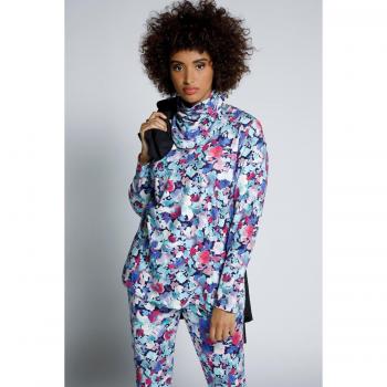 Camicia da sci taglie forti, Donna, Turchese, Taglia: 64/66, Poliestere