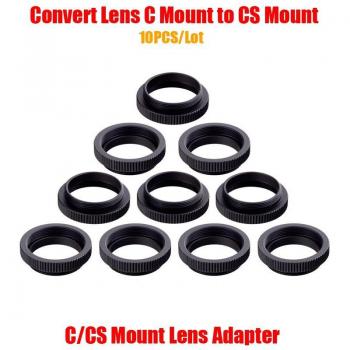 10PCS 5mm C to CS Mount Lens Converter