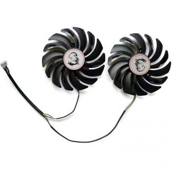 2PCS PLD10010S12HH 4PIN GPU Cooler Fan for MSI GTX 1060