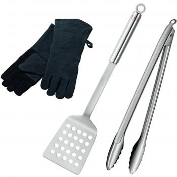 BBQ Starterpaket Rösle – Wender, Zange & Pfannenwender