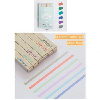 6pcs Soft Color Highlighter Pens