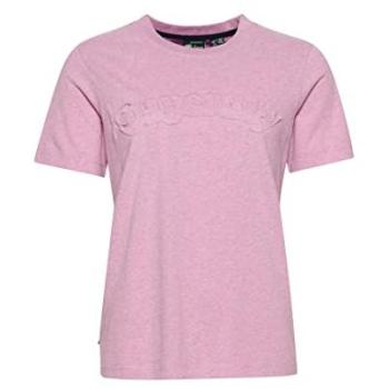 Superdry 2XS Women’s Pale Lavender Marl Cooper Embossed Shirt