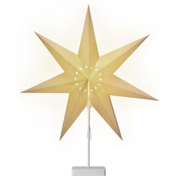 White Paper Star Light with Stand