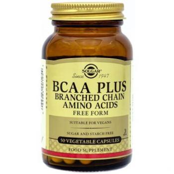 Solgar BCAA Plus 50 Kapslar för Muskelåterhämtning
