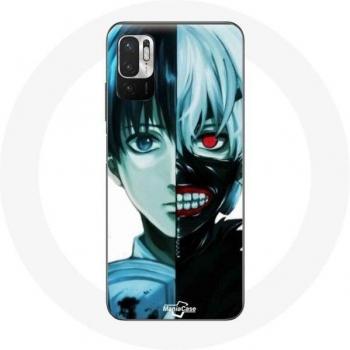 Tokyo Ghoul Half Face Protective Case for Xiaomi Redmi Note 10T 5G