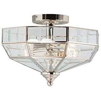 Netlighting Old Park 2 Light Semi Flush Ceiling Light