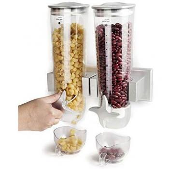 Distributeur double de céréales et graines 2x1.5L