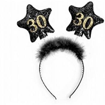Numero 30 Oro e Nero