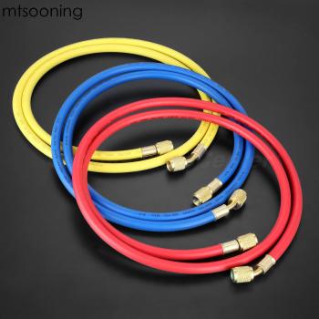Mtsooning 3pcs 1.5m Manifold Gauge Set Charging Hoses for R134a R22 R410a