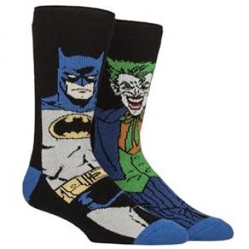 SOCKSHOP Batman & Joker Thermal Socks for Men
