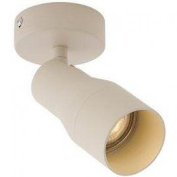 Stanley Spot plafond, plafonnier – 1 lumière – Ø 8 cm – Beige – Moderne – éclairage intérieur – Salon, Chambre, Cuisine, Salle à manger – Qazqa